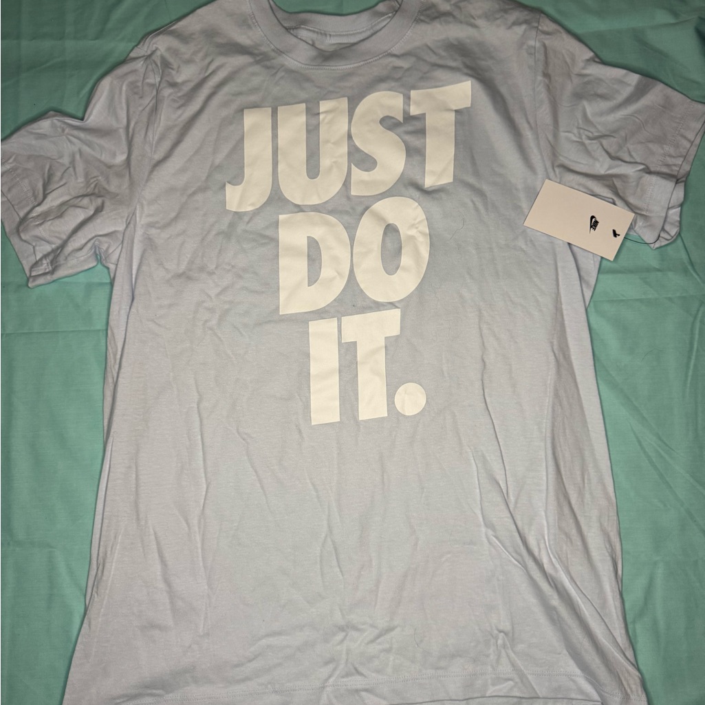 Nike Men's Sky Blue 'Just Do It' Tee